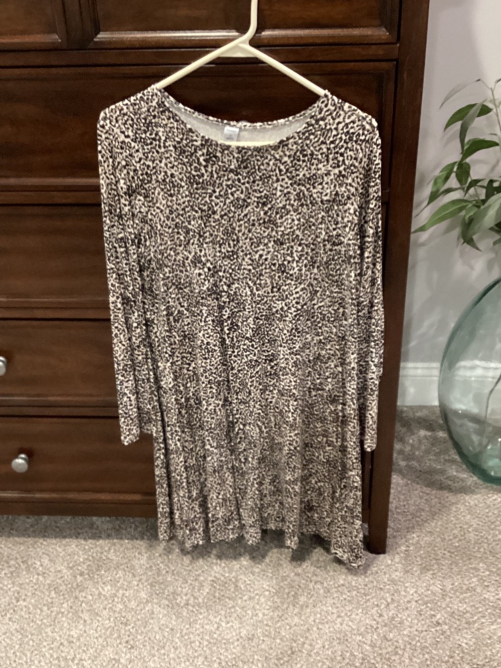 Old navy leopard swing dress